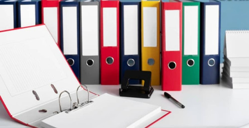 زونکن A4 ورنی و کتان لبه فلزی